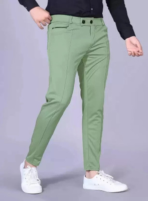 kkgarment Solid Men Green, Grey Track Pants