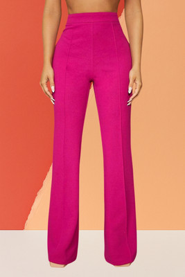 AKOTTY Comfort Fit, Regular Fit Women Pink Trousers