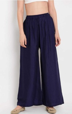 winning sports Flared Women Dark Blue Trousers