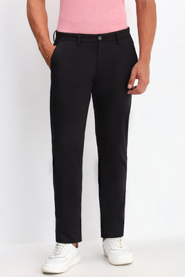 Allen Solly Slim Fit Men Brown Trousers