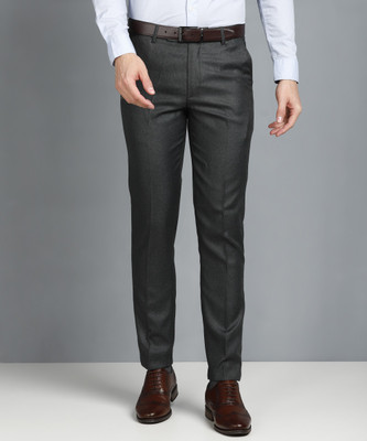 CYPHUS Regular Fit Men Grey Trousers