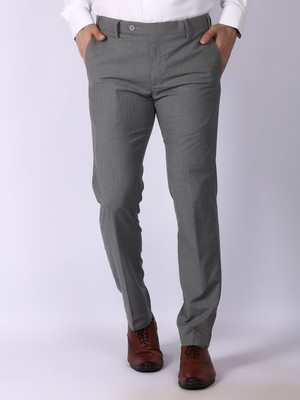 Style Culture Regular Fit Men Grey Trousers