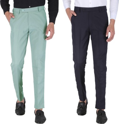 METRONAUT Slim Fit Men Polycotton Multicolor Trousers