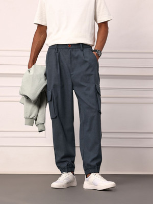 Mr Bowerbird Relaxed Men Blue Trousers