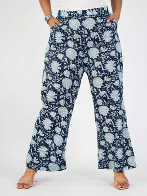 LetsDressUp Relaxed Women Blue Trousers