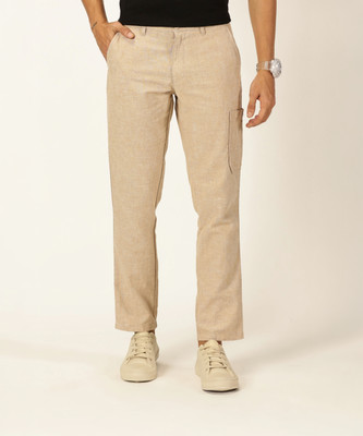 THOMAS SCOTT Relaxed Men Khaki Trousers