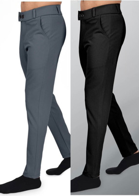 KENDORE Slim Fit Men Multicolor Trousers