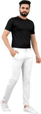 TEJANI FASHION Regular Fit Men White Trousers