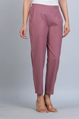 VENITYWAVE Regular Fit Women Pink Trousers