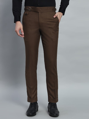 FASHIONEMPIRE Regular Fit Men Dark Green Trousers