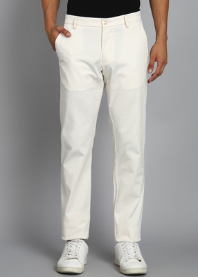 Allen Solly Regular Fit Men White Trousers