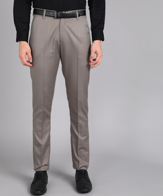 METRONAUT Slim Fit Men Grey Trousers