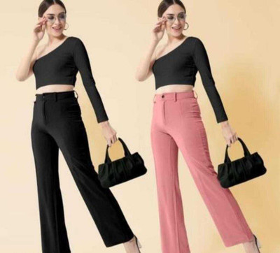kronmenien Regular Fit Women Multicolor Trousers