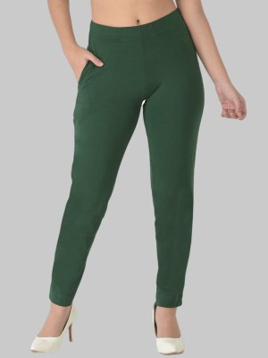 Dollar Missy Regular Fit Women Green Trousers