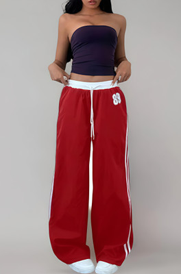 Jiyanshi Enterprises Regular Fit Women Red Trousers