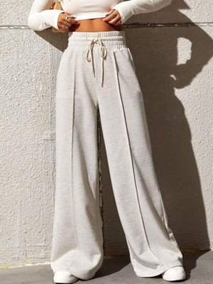 You Forever Solid Women Grey Track Pants
