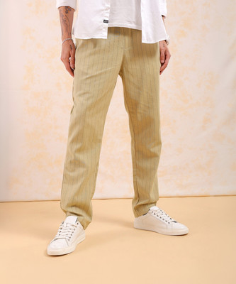 The Indian Garage Co. Regular Fit Men Green Trousers