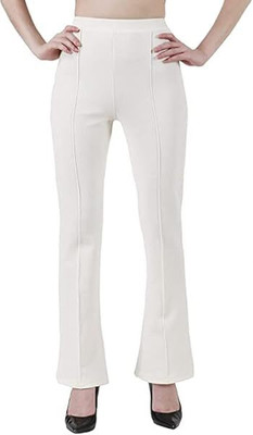 RAJOURIWALE Slim Fit Women Green Trousers