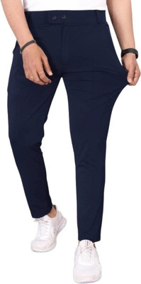 Advikfashion Slim Fit Men Blue Trousers