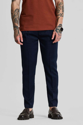 Snitch Relaxed Men Blue Trousers