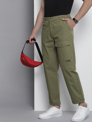 The Indian Garage Co. Regular Fit Men Green Trousers
