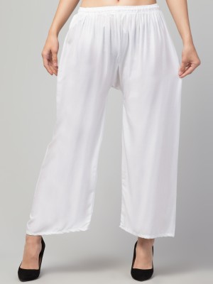 San Diego Relaxed Women White Trousers