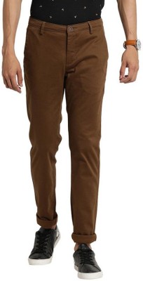 TURTLE Tapered Men Brown Trousers