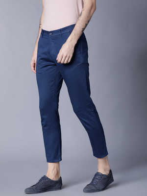 HIGHLANDER Slim Fit Men Blue Trousers