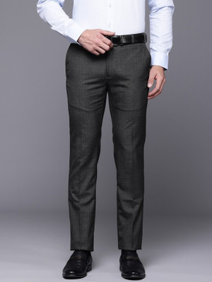 Raymond Slim Fit Men Grey Trousers