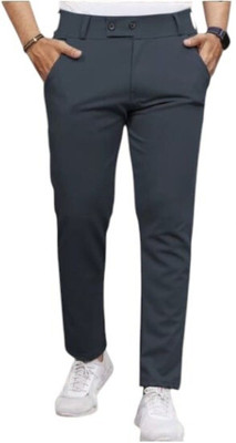 ADVIK FASHION HUB Slim Fit Men Grey Trousers