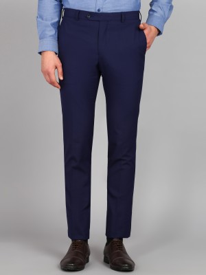 Raymond Slim Fit Men Dark Blue Trousers