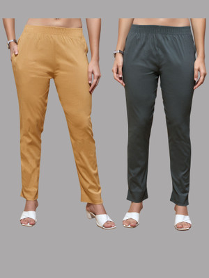 URBAN TRENDING Straight Fit Women Multicolor Trousers