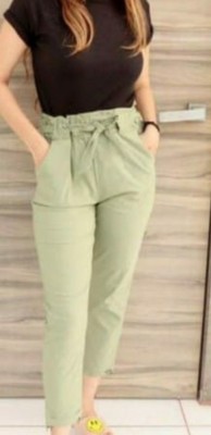 SILKSTITCH Regular Fit Women Black Trousers