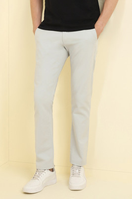 Allen Solly Slim Fit Men Grey Trousers