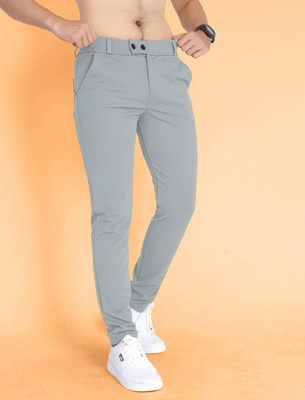 STYROVA. Slim Fit Men Grey Trousers