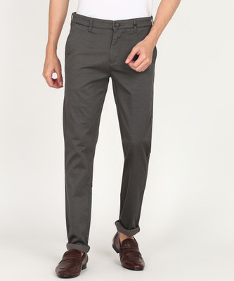 KILLER Slim Fit Men Dark Green Trousers