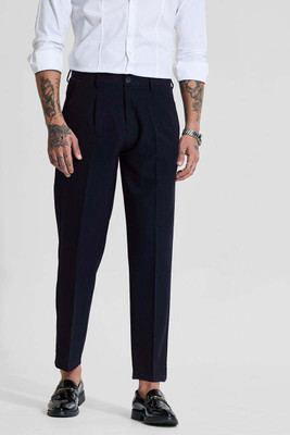 Snitch Slim Fit Men Blue Trousers