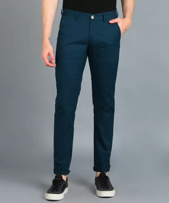 FUBAR Slim Fit Men Blue Trousers