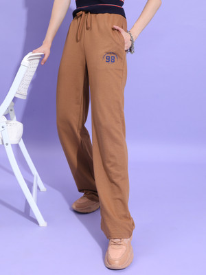 Tokyo Talkies Relaxed Women Brown Trousers