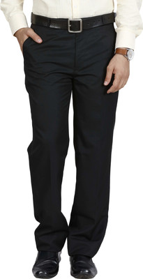 McHenry Regular Fit Men Black Trousers