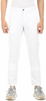 Arrow Newyork Slim Fit Men White Trousers