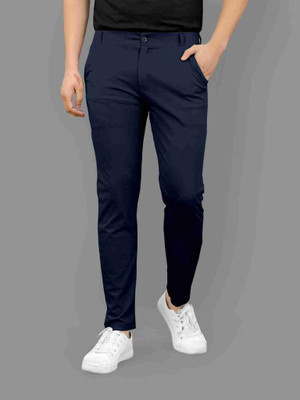 gop Regular Fit Men Blue Trousers