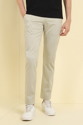 Allen Solly Slim Fit Men Grey Trousers