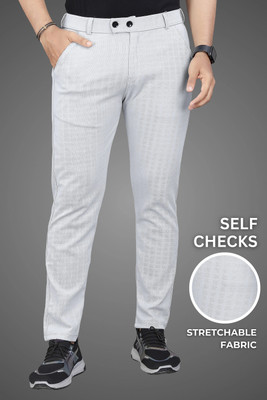 METRONAUT Regular Fit Men Grey Trousers