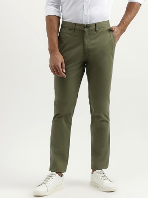 United Colors of Benetton Slim Fit Men Green Trousers