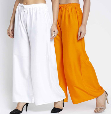 Bamboo Breeze Flared Women Multicolor Trousers