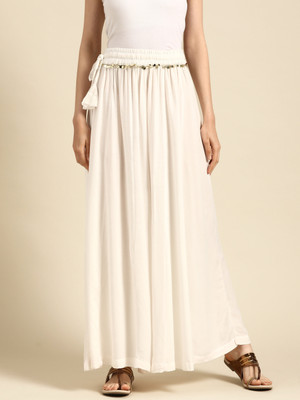TAG-7 Flared Women Cream Trousers