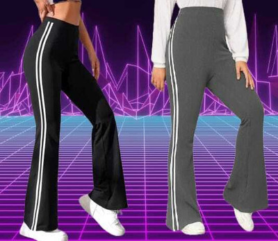 L Fashion Jeans Regular Fit Women Black, Grey Trousers