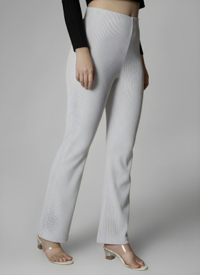 NEXSUS APPARELS Relaxed Women Grey Trousers