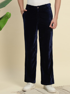 TANDUL Regular Fit Men Blue Trousers